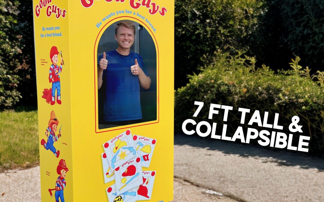 7ft Chucky Box Photo Booth (Collapsible & Swappable Design)
