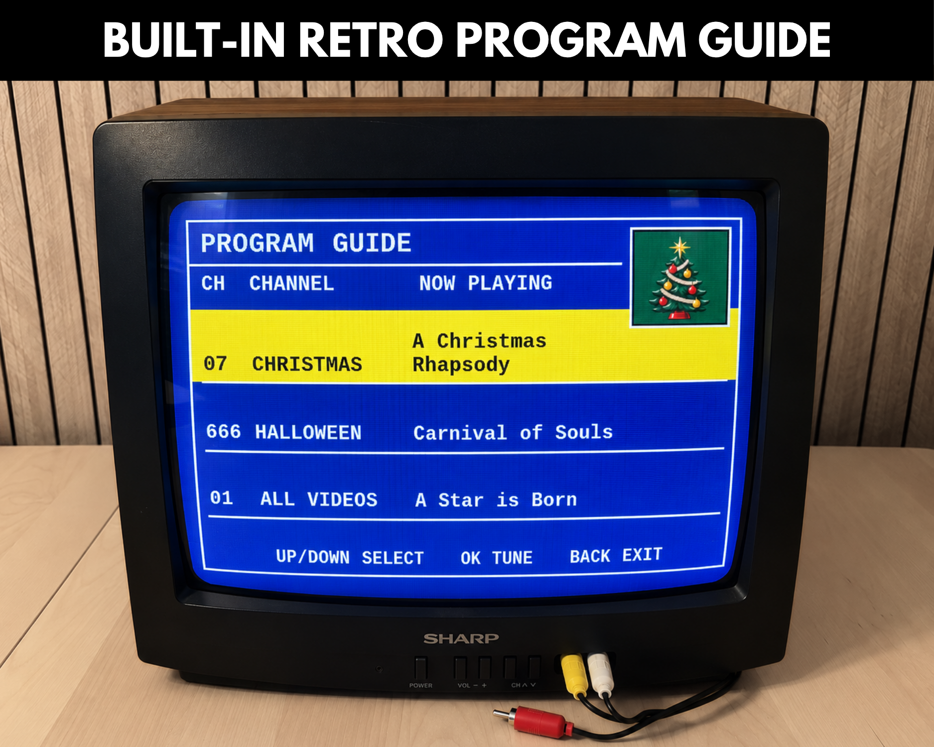 Retro TV Player for Your Own Videos & Custom Channels - Image 5