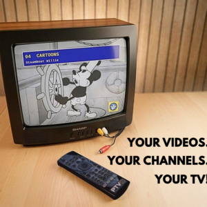 Retro TV Player for Your Own Videos & Custom Channels